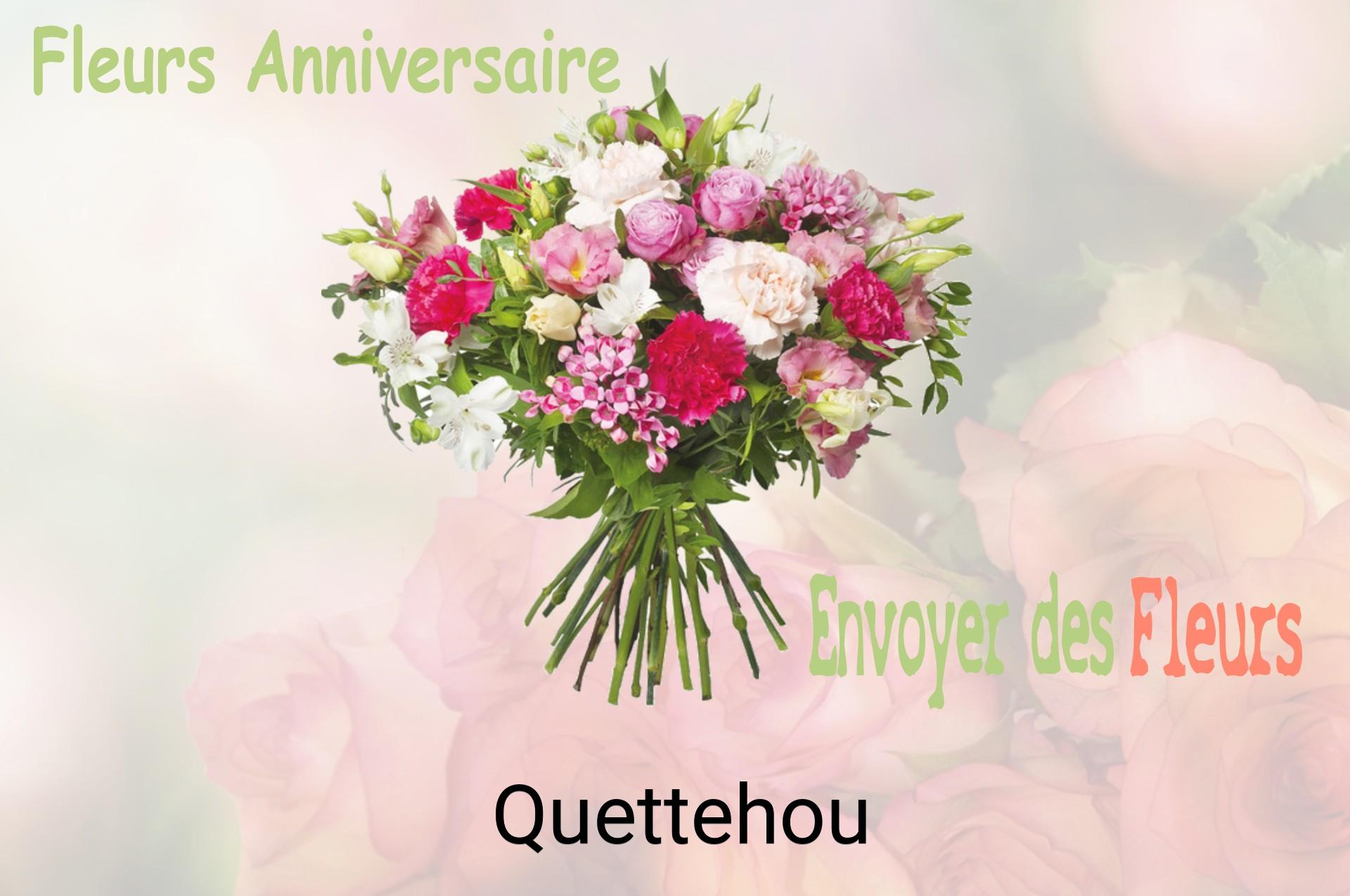 Bouquet de fleurs d’anniversaire livré à Quettehou